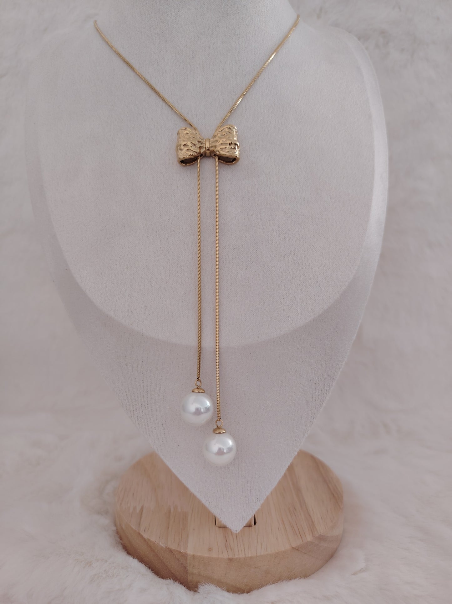 Collier Noeud de Perle