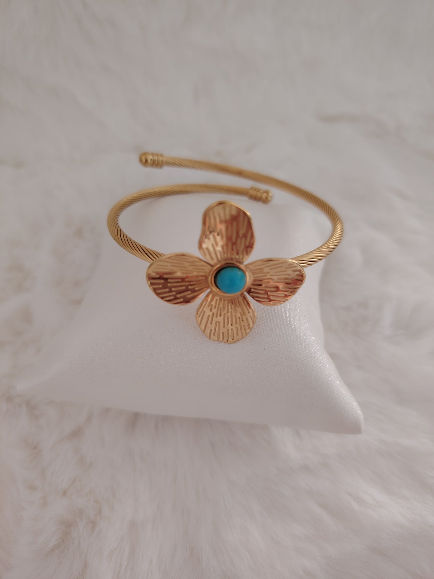 Bracelet Fleur Azur