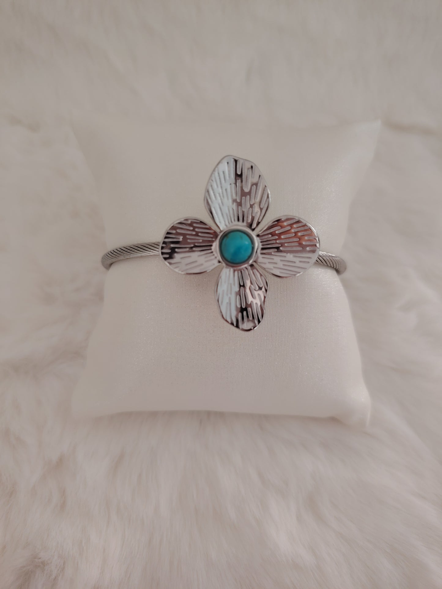Bracelet Fleur Azur