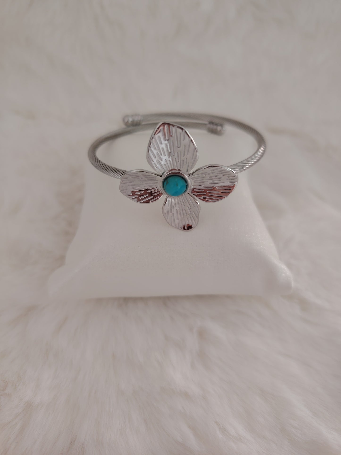 Bracelet Fleur Azur