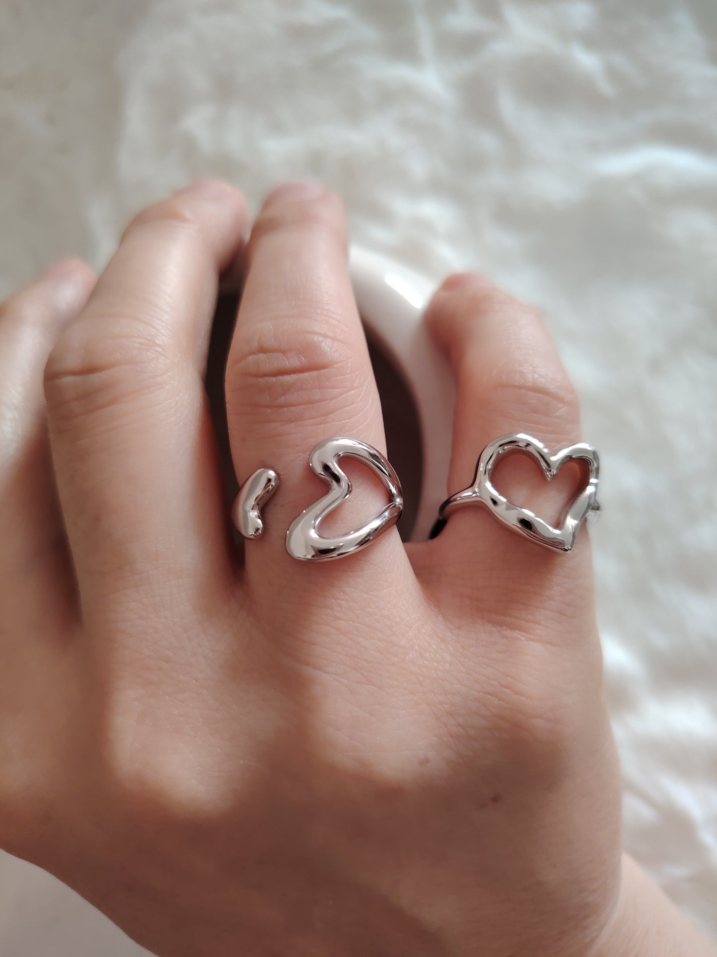 Bague Coeur d' Acier