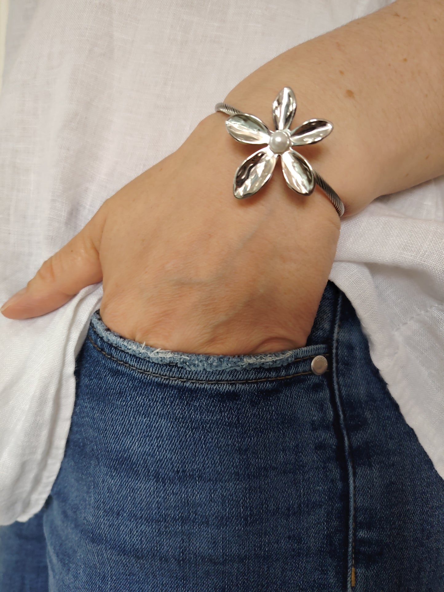 Bracelet Fleur d' Ivoire