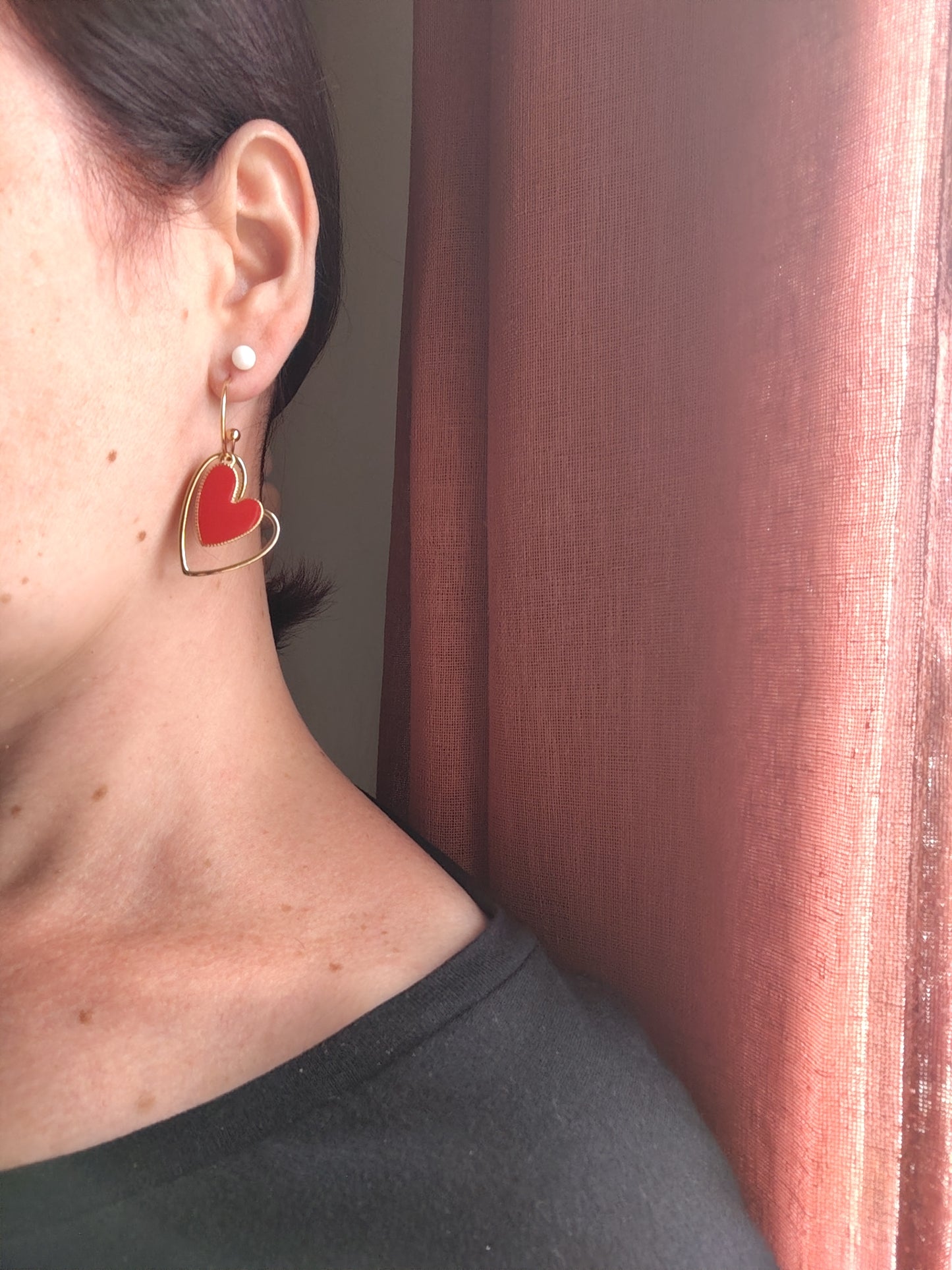 Boucle Double Coeur