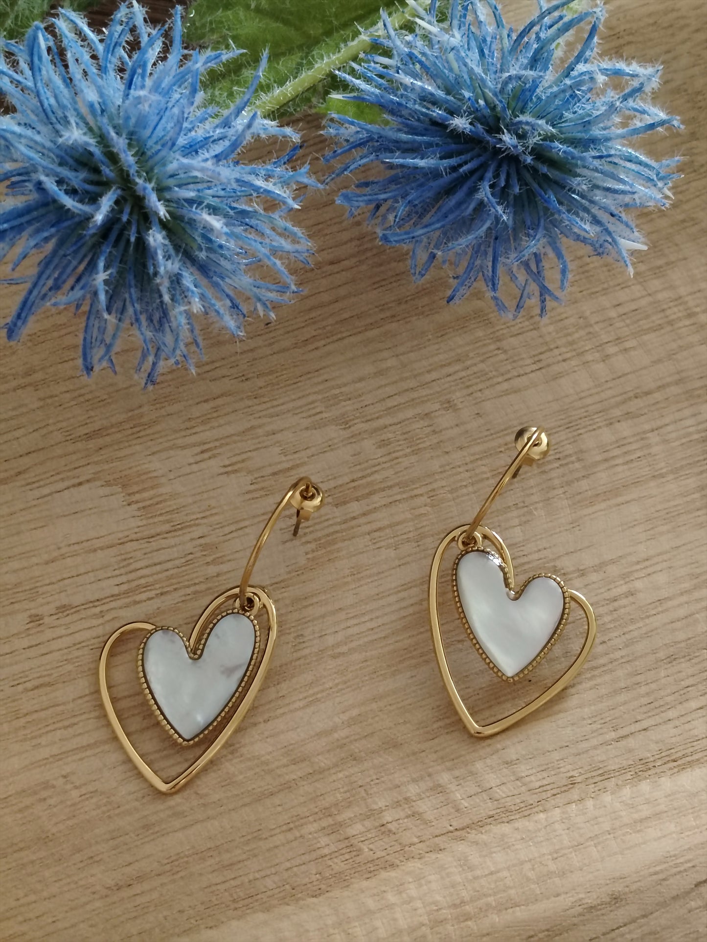 Boucle Double Coeur