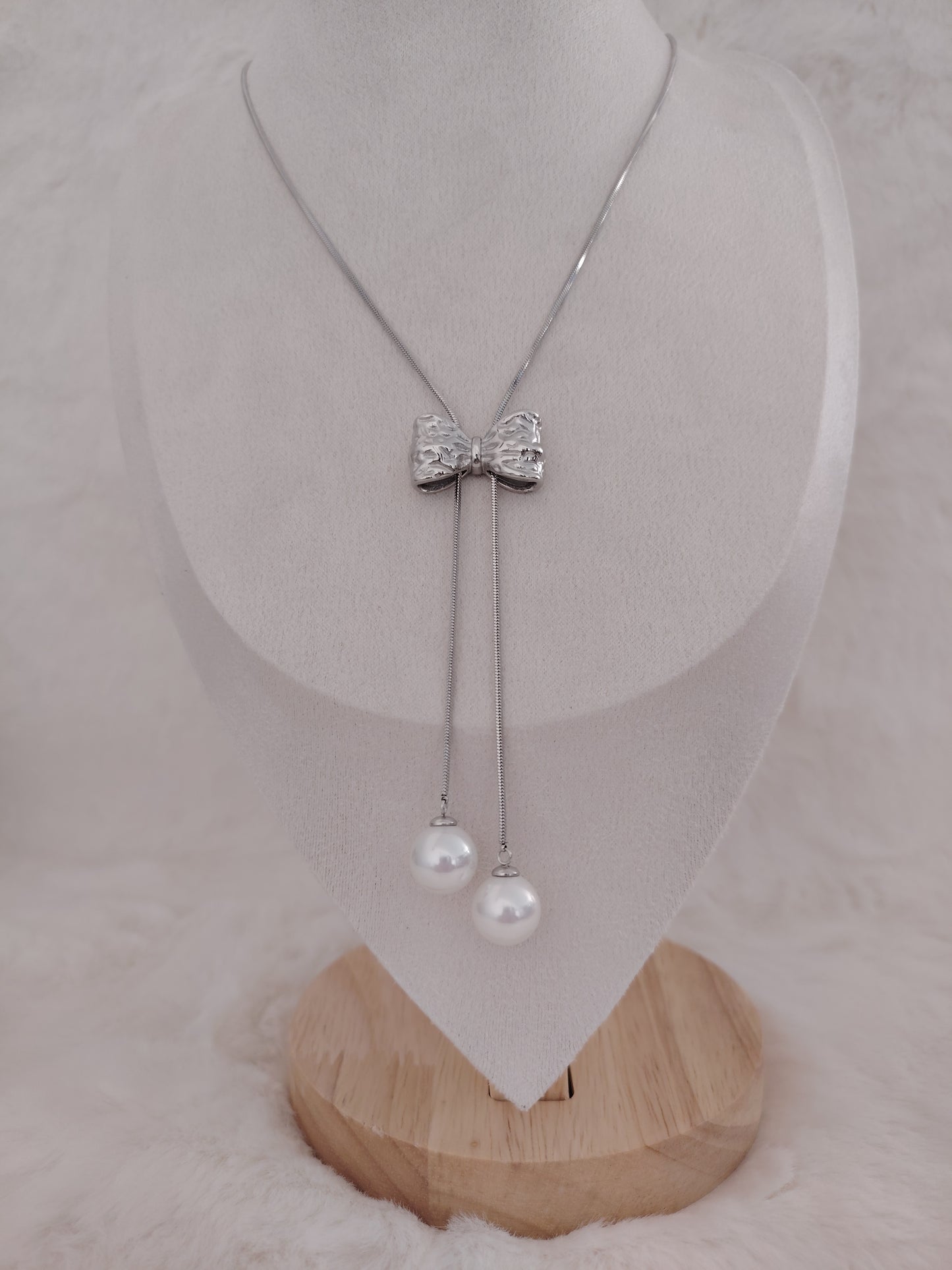 Collier Noeud de Perle