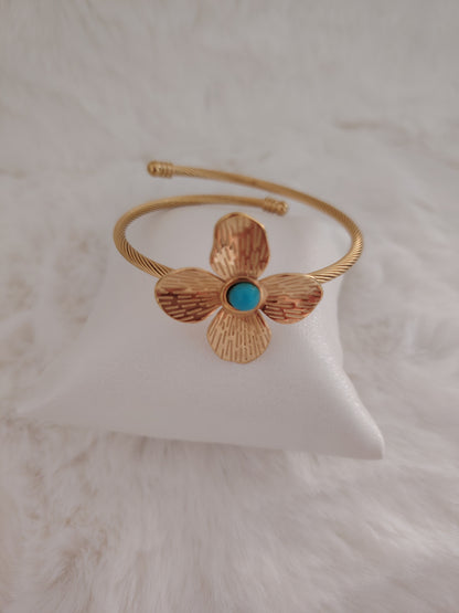 Bracelet Fleur Azur