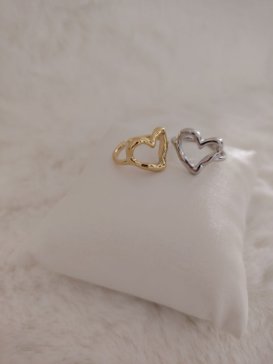 Bague Coeur d' Acier