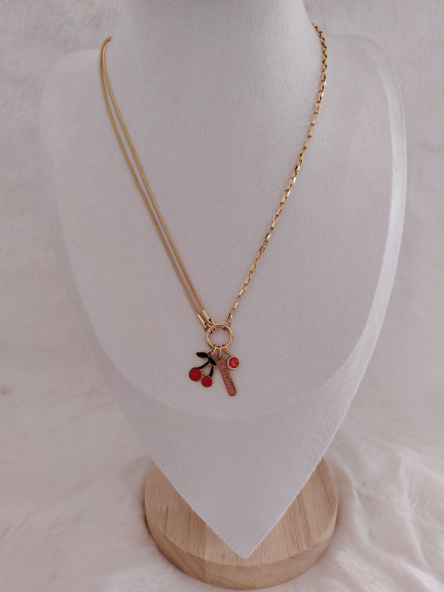 Collier Cerise d' Amour