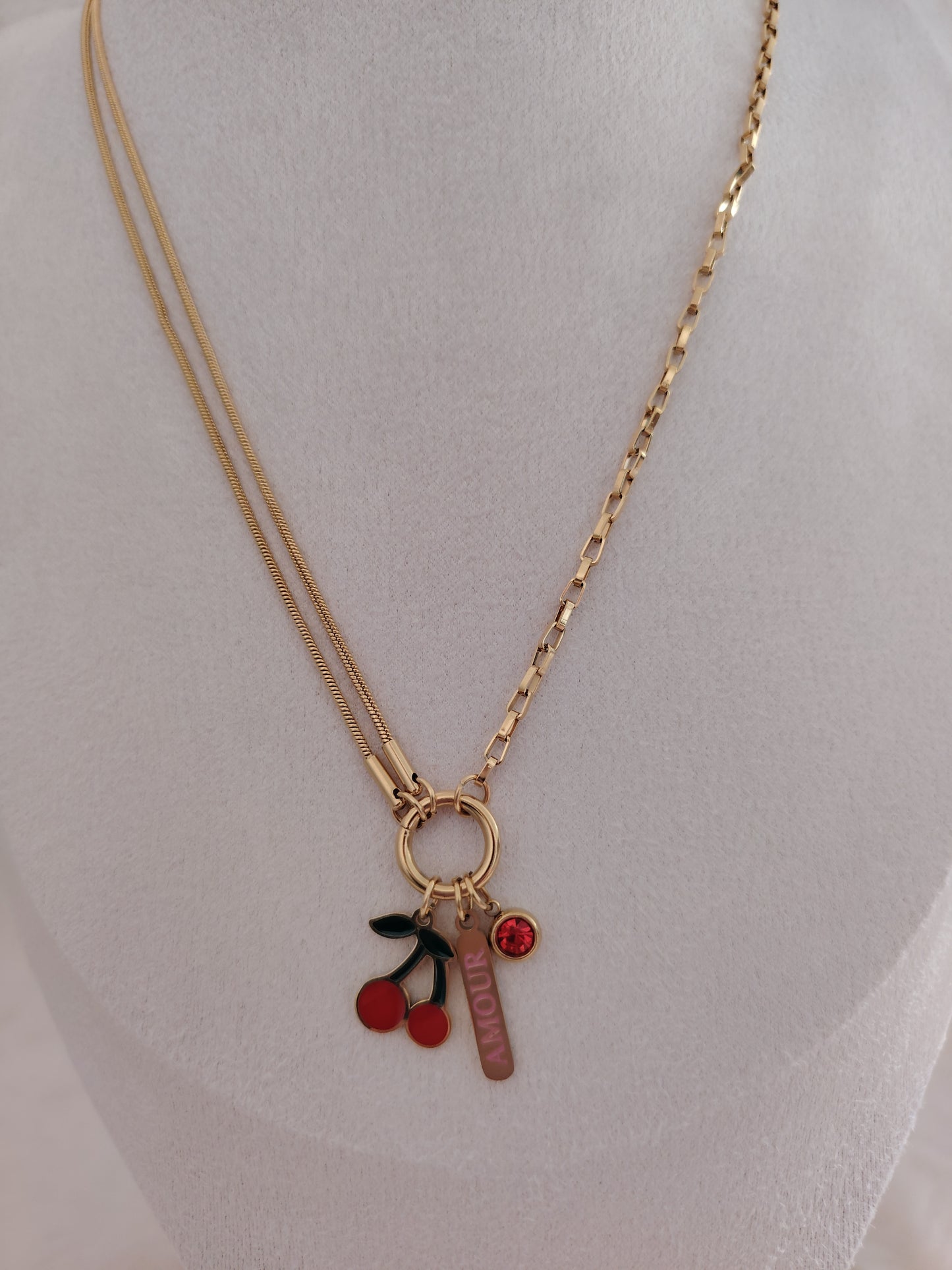 Collier Cerise d' Amour
