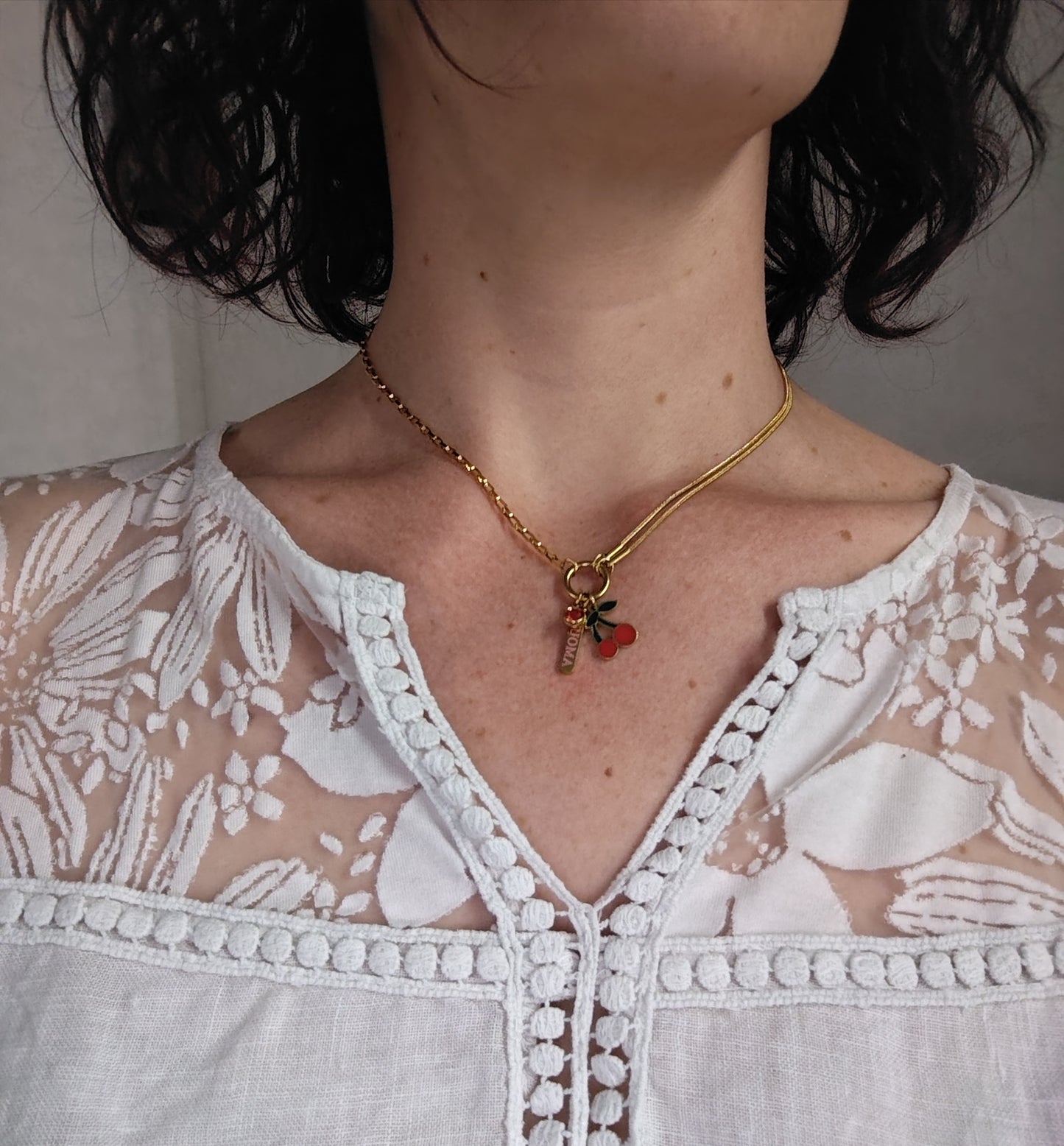 Collier Cerise d' Amour
