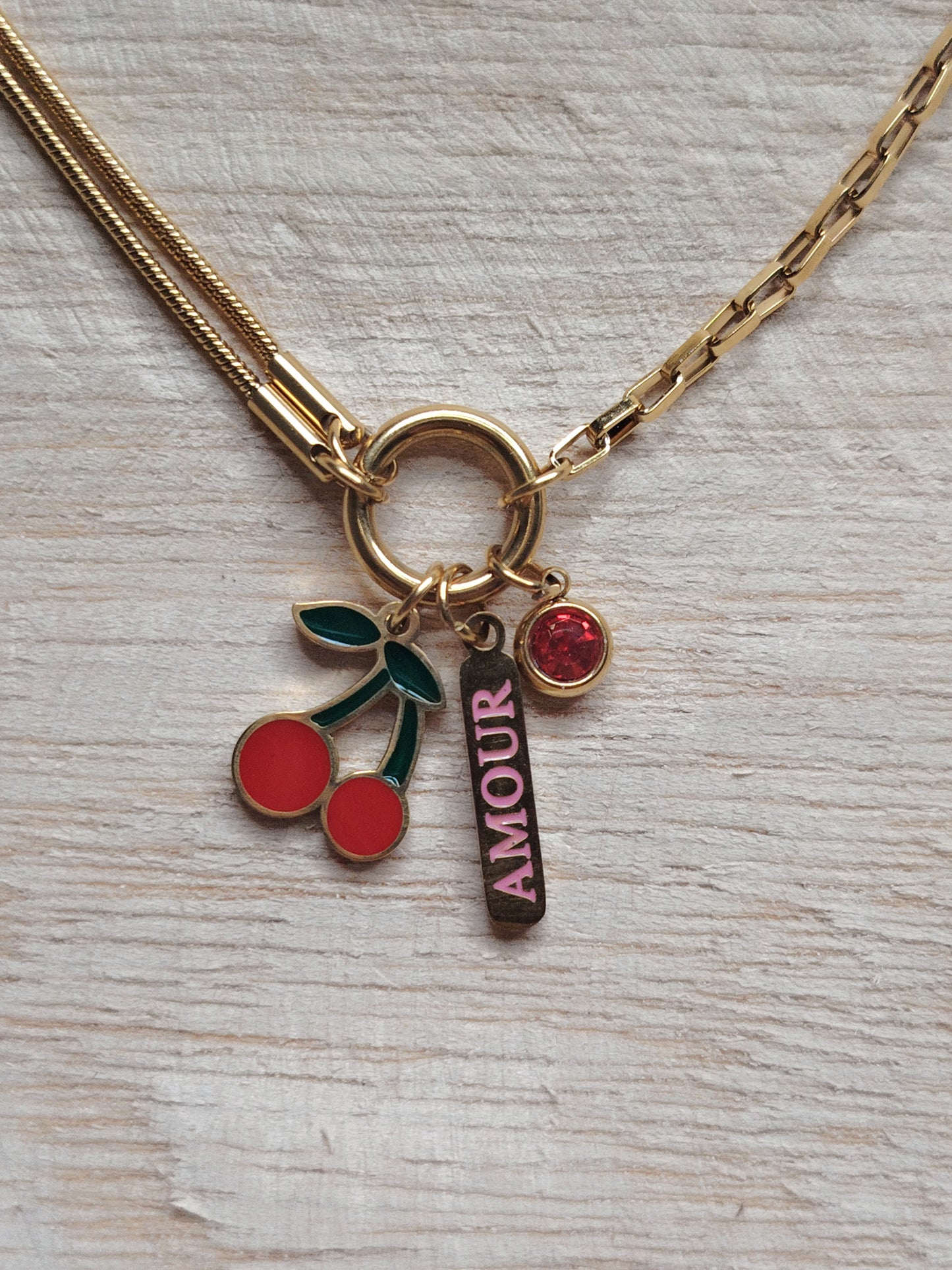 Collier Cerise d' Amour