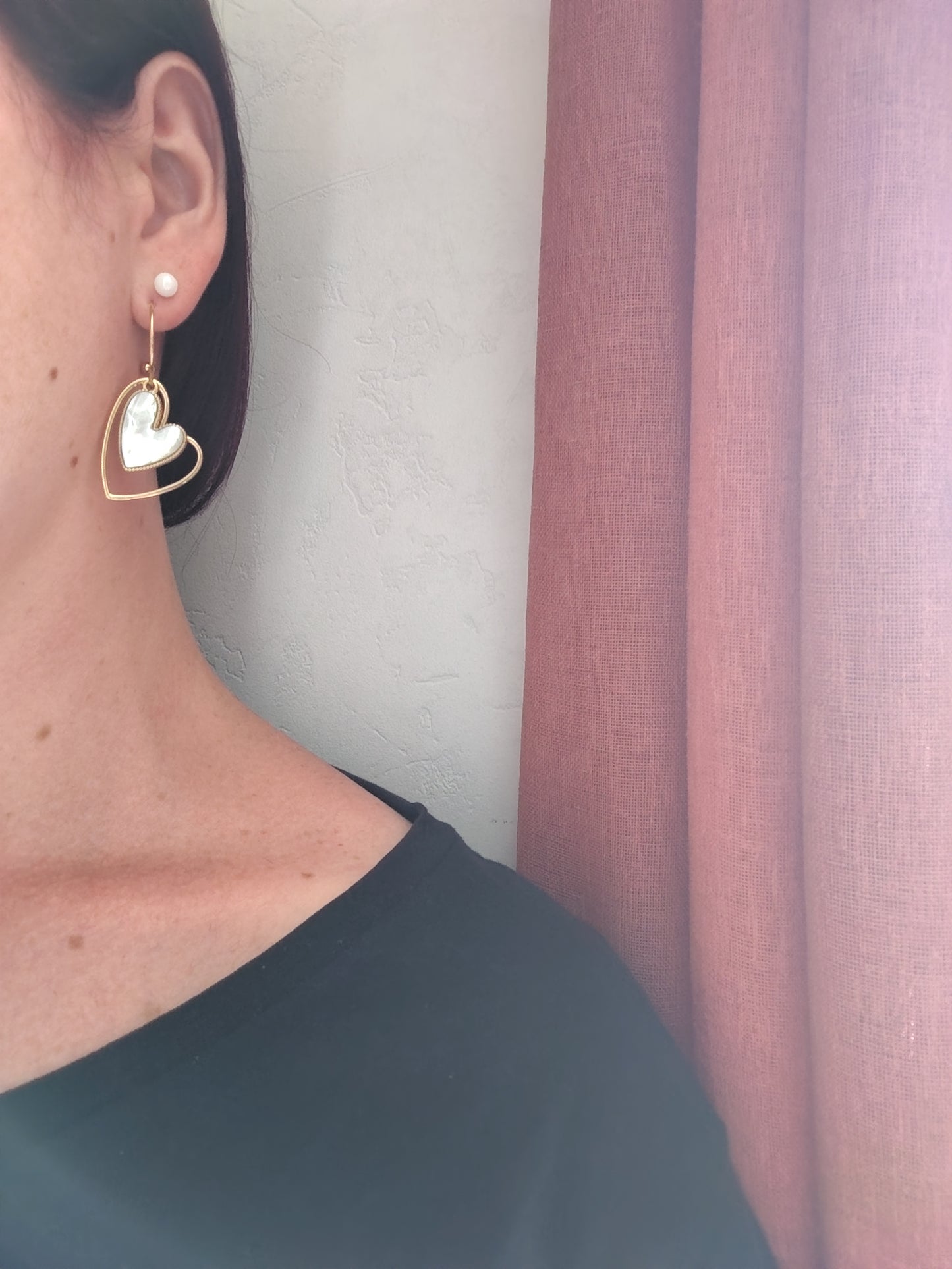 Boucle Double Coeur