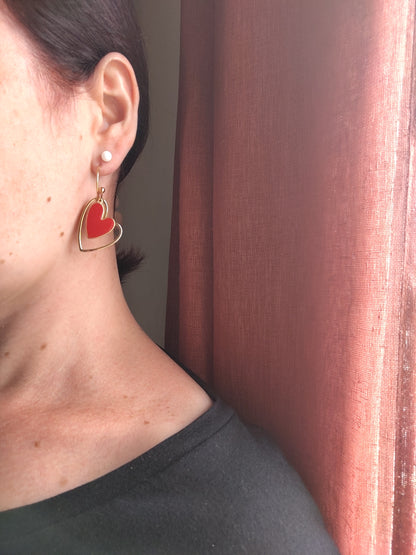Boucle Double Coeur