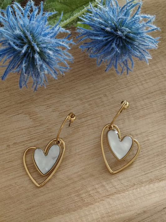 Boucle Double Coeur